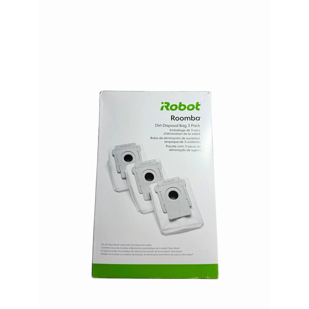 iRobot Roomba Clean Base Dirt Disposal Bags 3 Pack Vacuum Bags New OEM